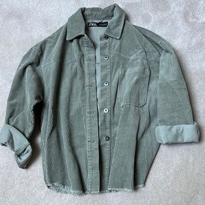 Zara corduroy shirt